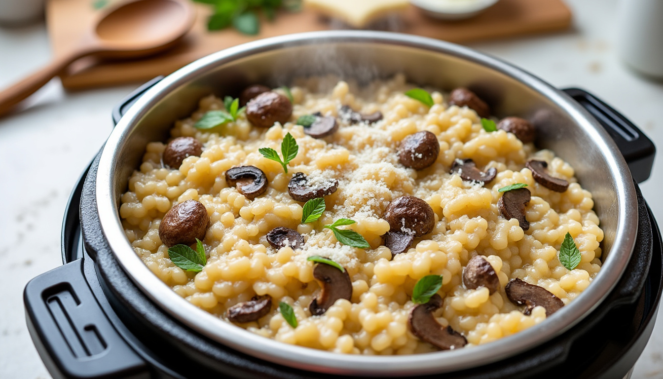 découvrez nos astuces pour réussir un risotto crémeux et savoureux avec votre cookeo. ingrédients, étapes faciles et conseils pour un plat parfait à chaque fois !