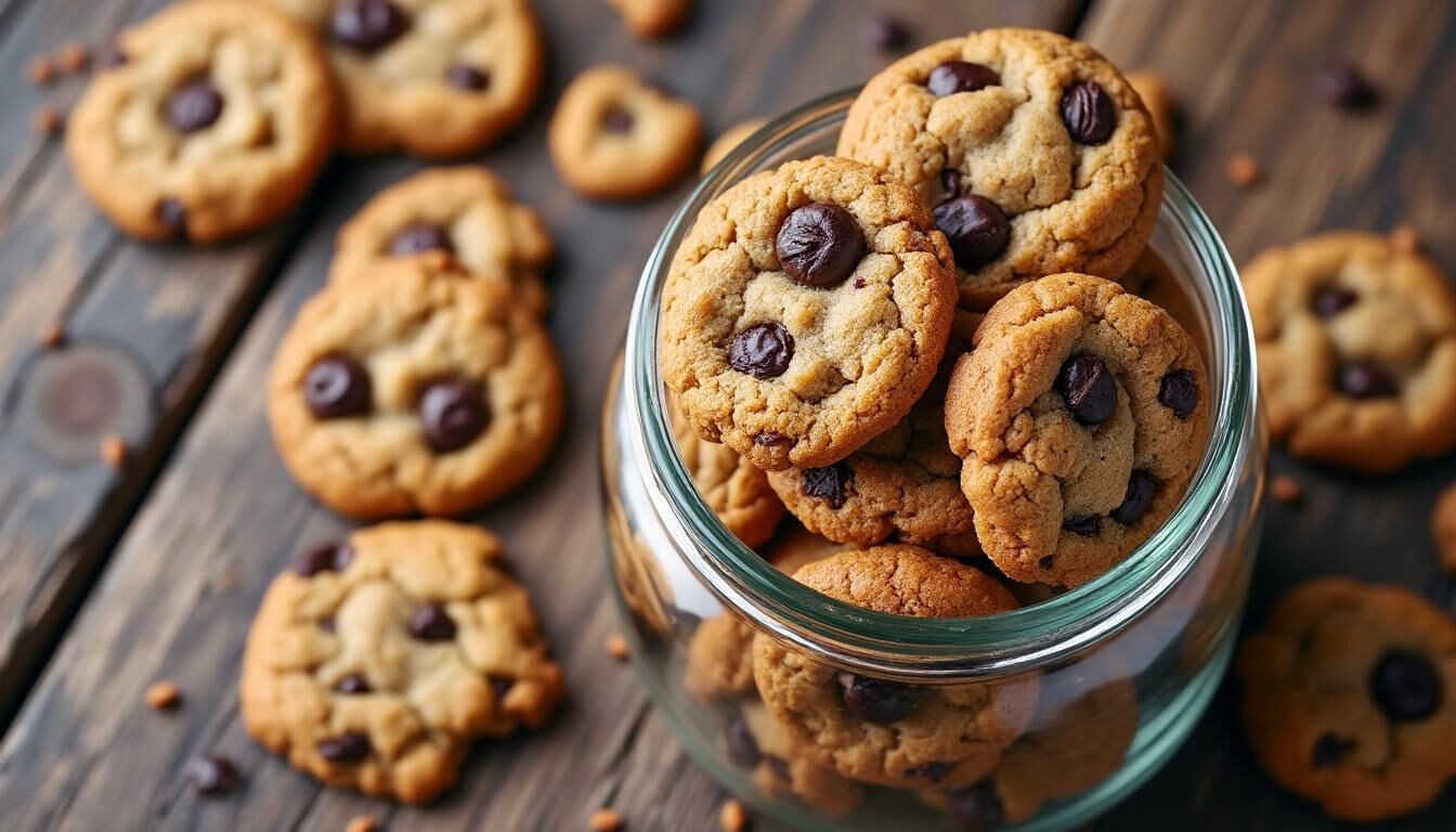 Découvrez notre recette facile de cookies sans gluten aux pépites de chocolat, délicieusement moelleux et parfaits pour toutes les envies gourmandes sans gluten.