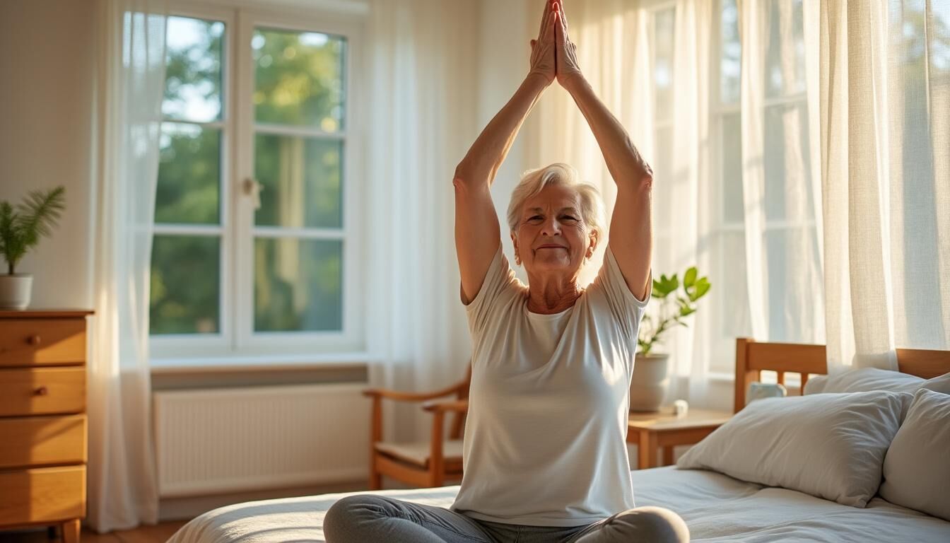 Découvrez notre routine de stretching matinal spécialement conçue pour les seniors afin de maintenir et améliorer votre souplesse chaque jour en toute sécurité.