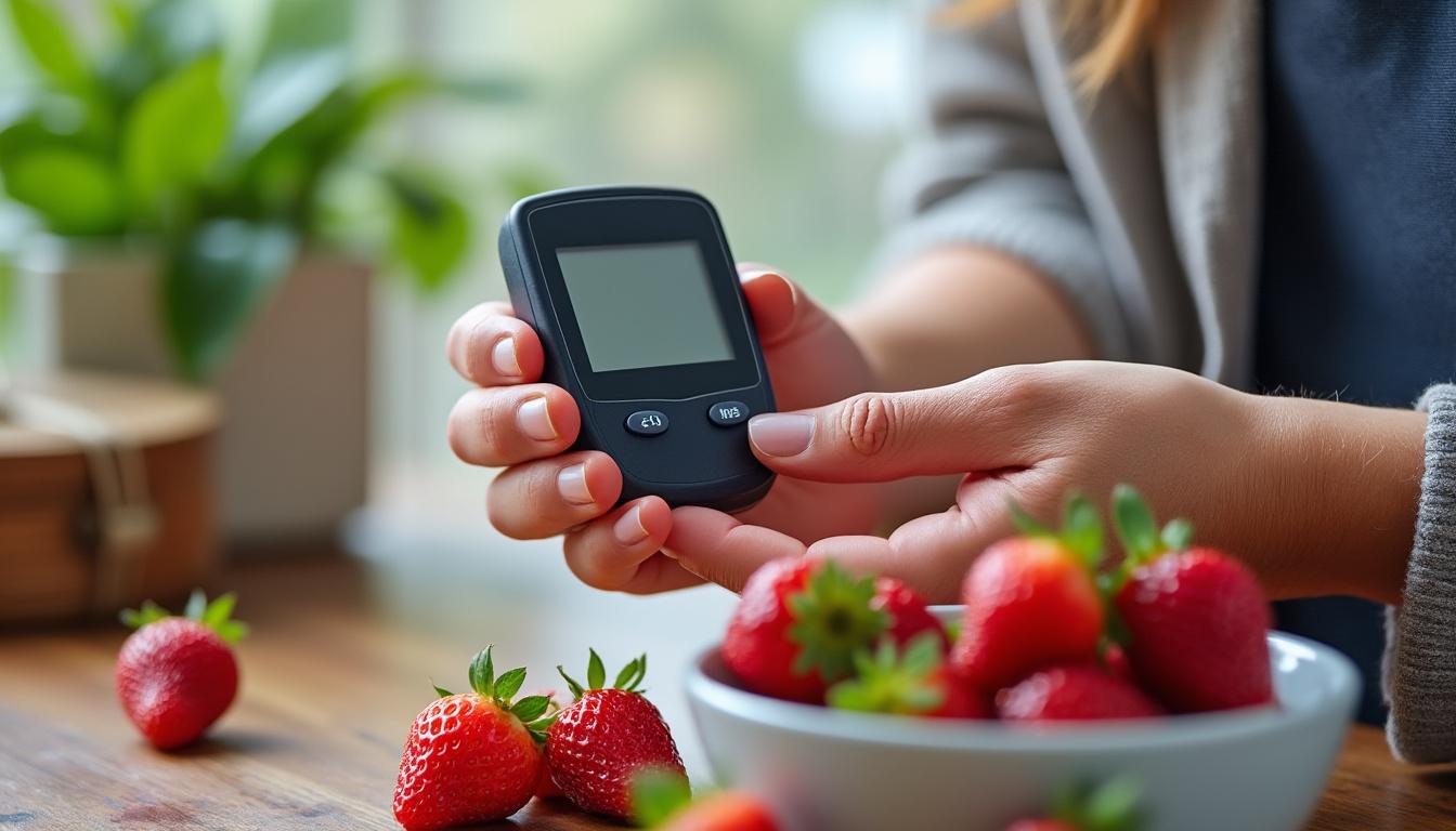 découvrez comment la consommation de fraises peut bénéficier aux personnes atteintes de diabète en apportant vitamines, antioxydants et régulation du taux de sucre dans le sang.