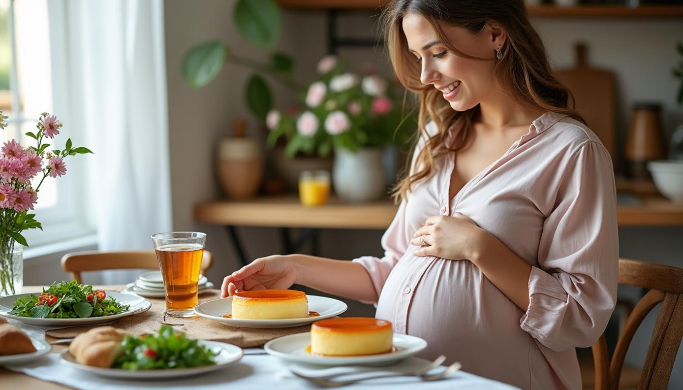 découvrez les bienfaits du flan pendant la grossesse et les précautions à prendre pour savourer ce dessert en toute sécurité, afin d'assurer une grossesse sereine et équilibrée.