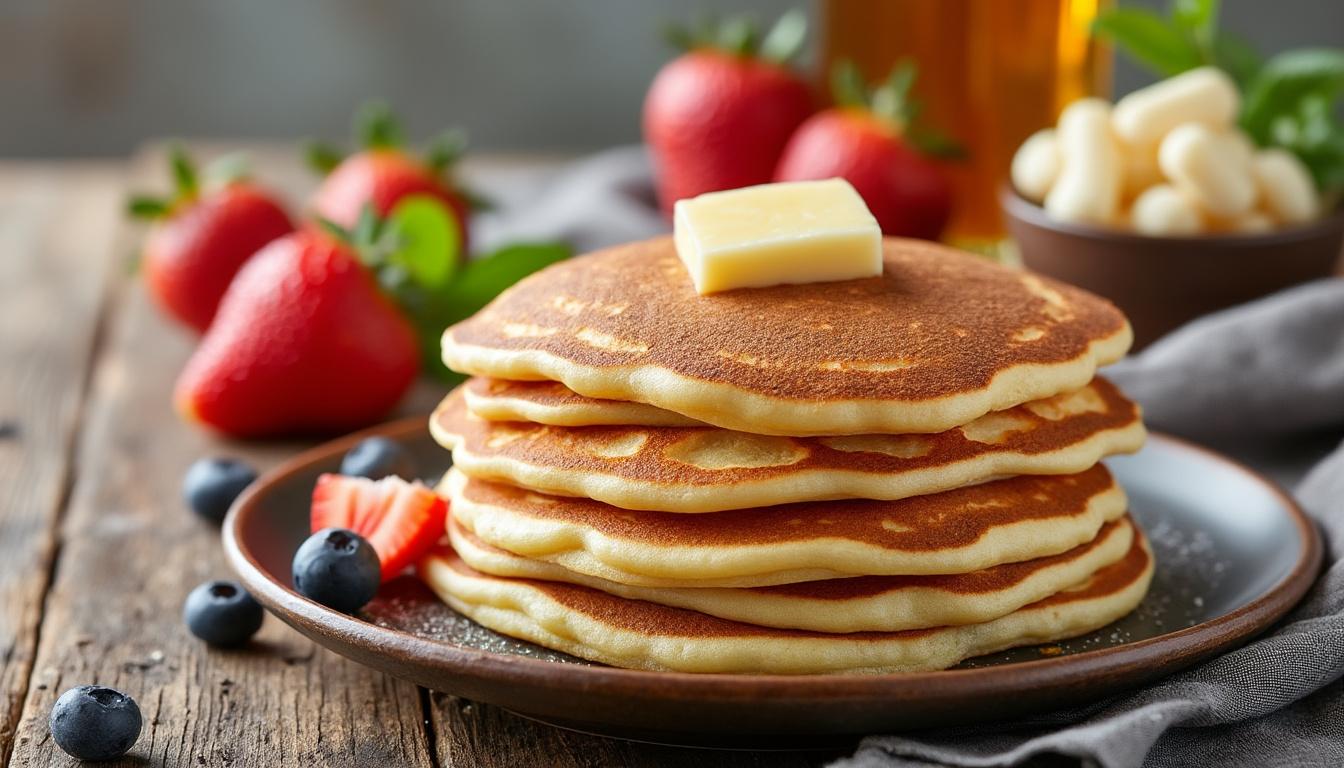 découvrez notre recette de pancake sans gluten, une douceur saine et facile à préparer pour un petit-déjeuner gourmand et léger.