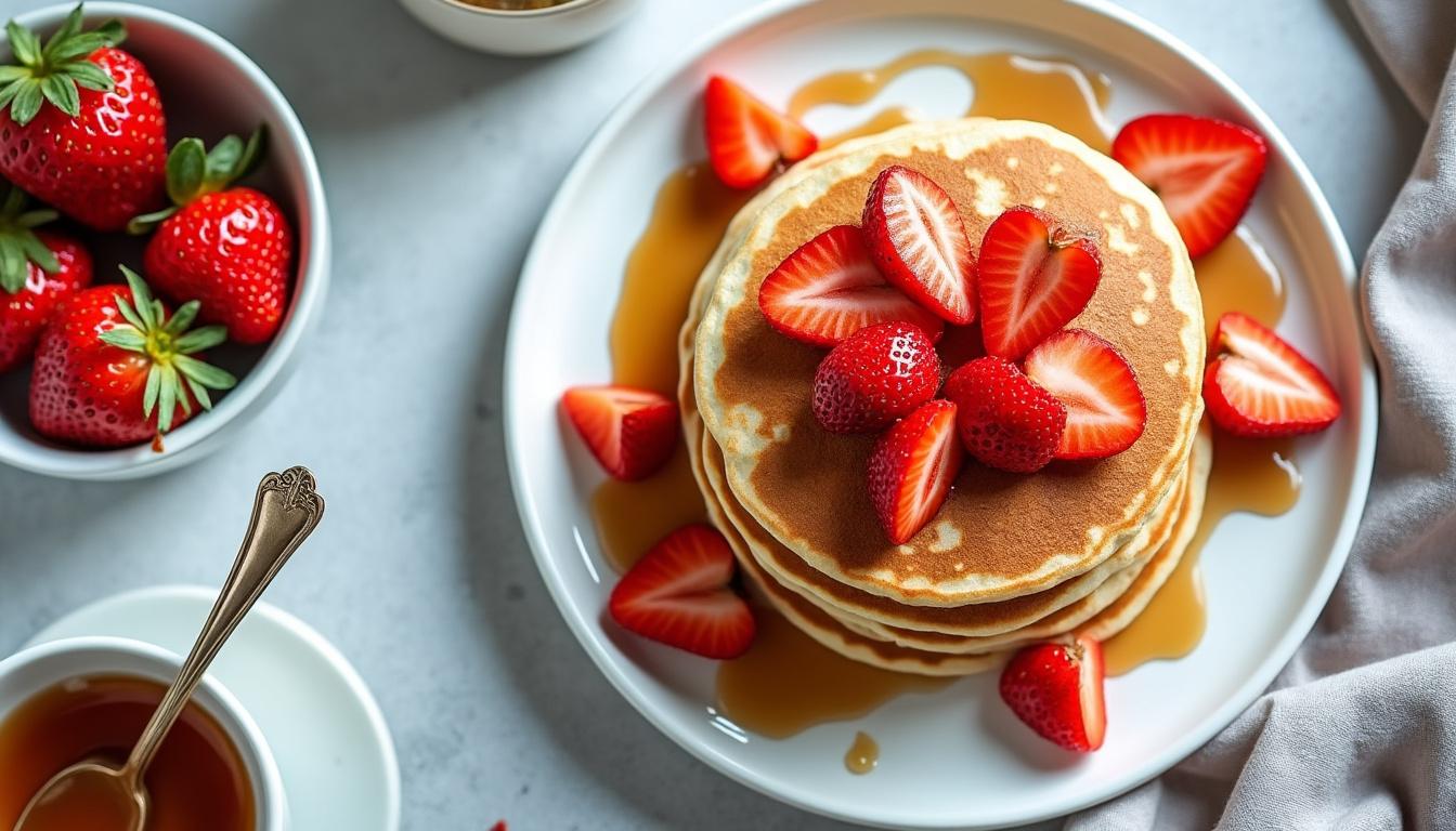découvrez notre recette de pancake sans gluten, une douceur saine et facile à préparer pour un petit-déjeuner gourmand et adapté à tous.