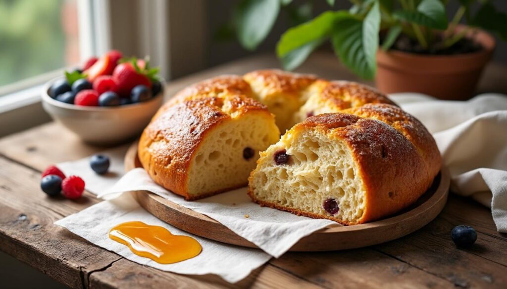 découvrez une recette facile de brioche sans gluten, idéale pour un petit déjeuner sain et gourmand. parfaite pour bien commencer la journée avec douceur et légèreté.