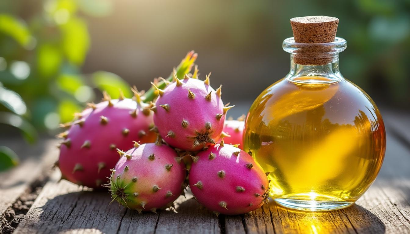 découvrez les bienfaits exceptionnels de l'huile de figue de barbarie pour la nutrition et la santé : riche en antioxydants, vitamines et acides gras essentiels, elle favorise une peau éclatante et un bien-être optimal.