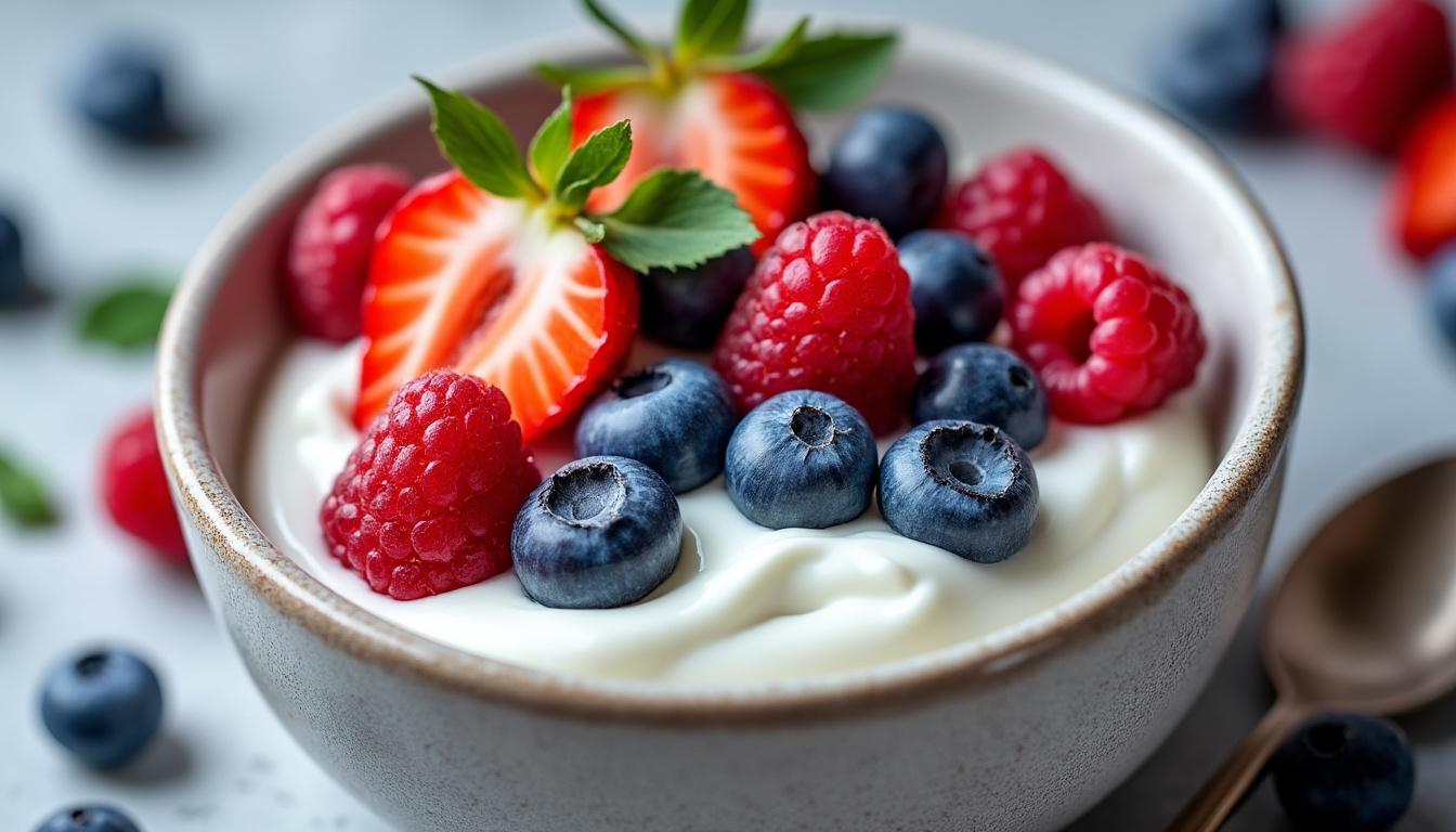 découvrez les bienfaits du skyr, un yaourt riche en protéines et faible en matières grasses, idéal pour une alimentation saine et équilibrée.