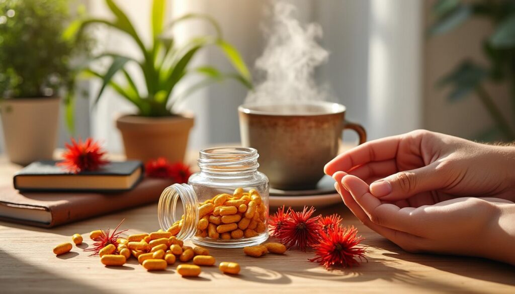 découvrez comment les gélules de safran peuvent naturellement améliorer votre bien-être quotidien en favorisant la relaxation, l'humeur positive et l'équilibre émotionnel.